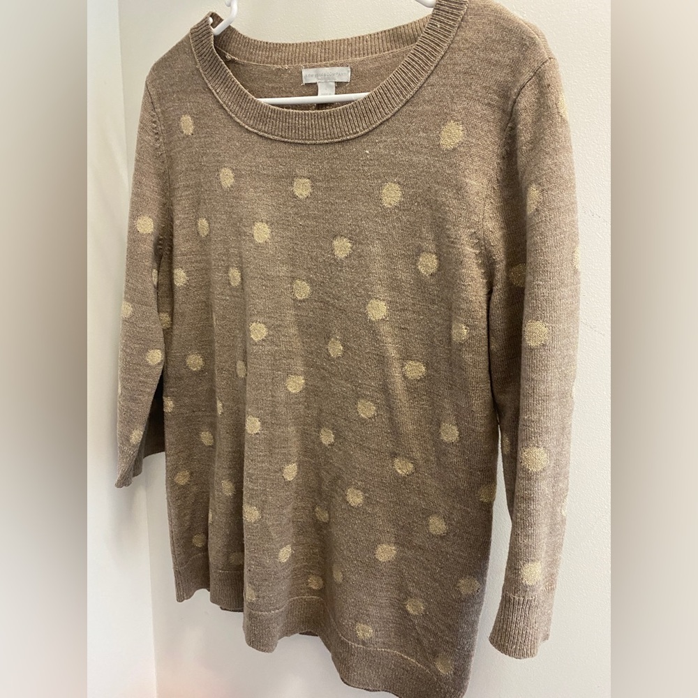 New York & Company polka dot top